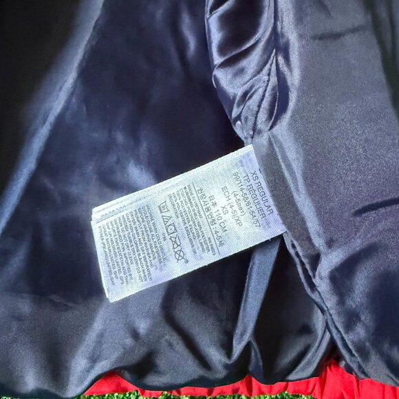 GAP Kids Modern Red Puffer Zipper Iconic Logo Sleeveless Jacket Vest Size XS 4-5 - Picture 9 of 15